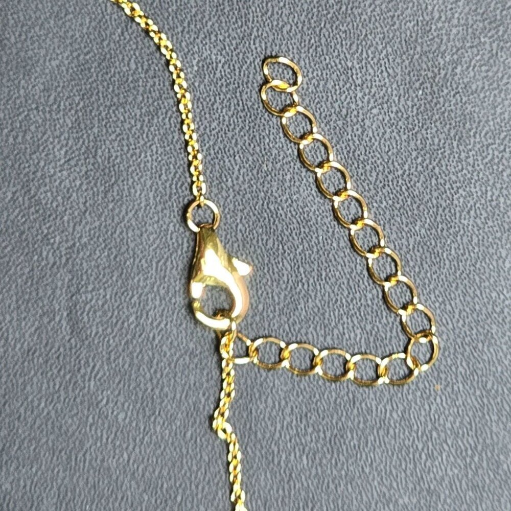 Unique Gold Multi-Heart Pendant Necklace - Picture 4 of 5